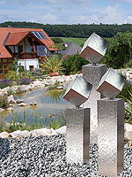 Edelstahl Gartenbrunnen Berlin